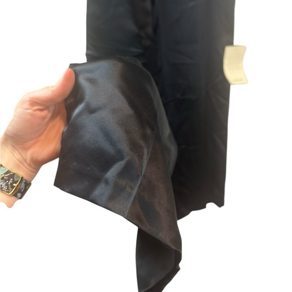 Sutton Studio / Bloomingdale's | NWT | 100% Silk Black Trouser Pants | Size 14 - Picture 3 of 5